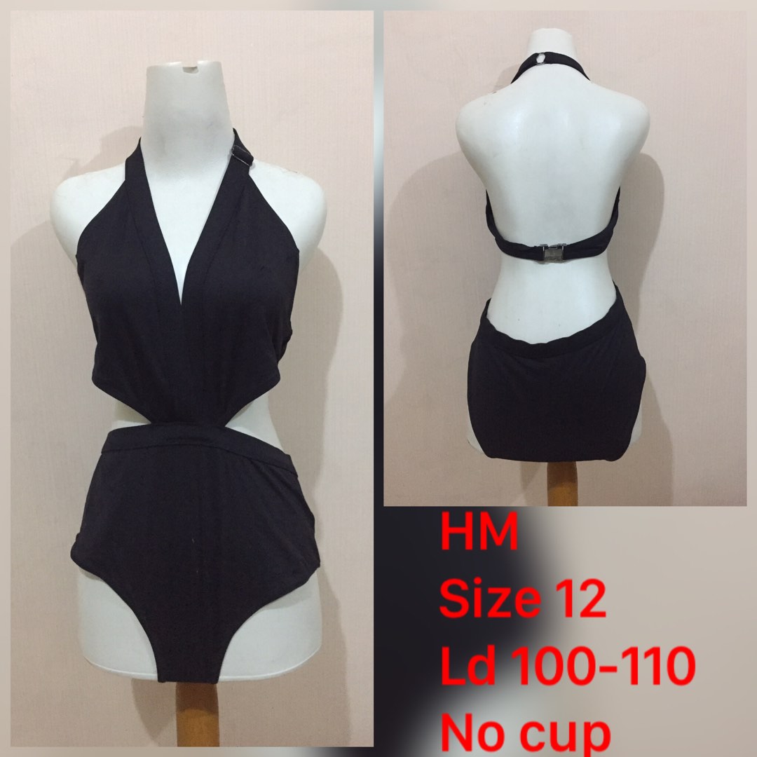 HM Baju Renang Bikini XL Ld 100 110 Olah Raga Baju Olahraga Di Carousell