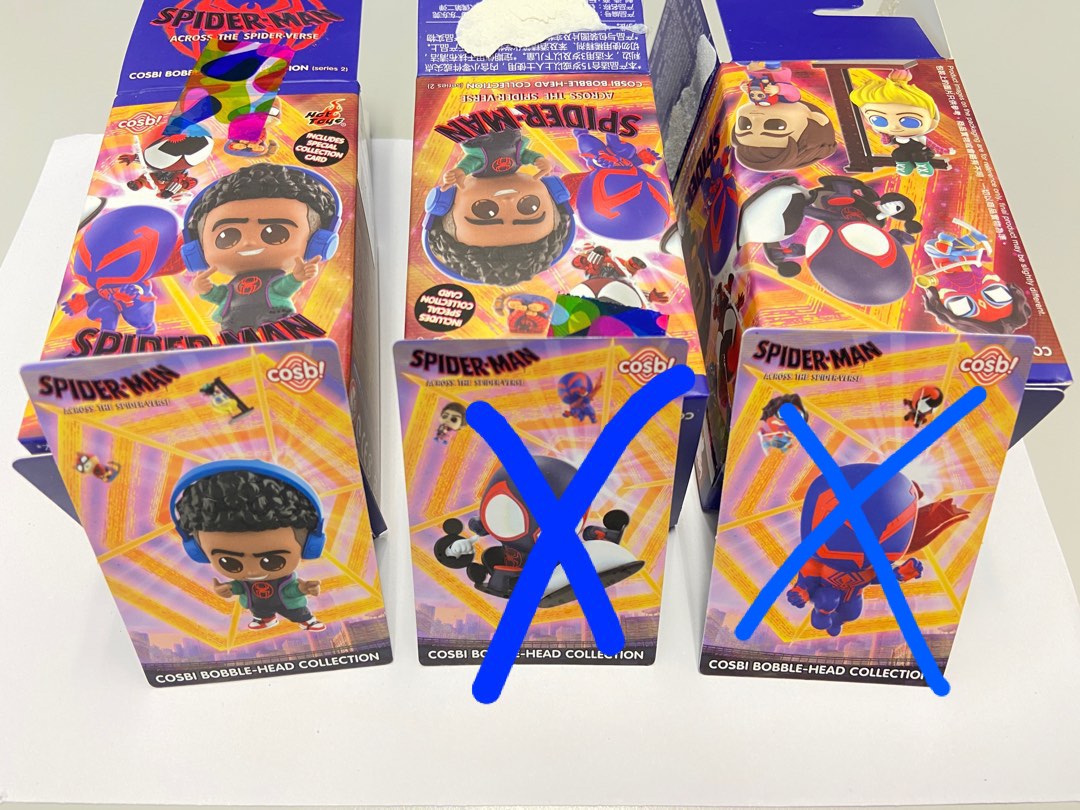 Hot Toys Spider Man Across The Spider Verse Series 2 蜘蛛俠 飛躍蜘蛛宇宙 Cosbi 盲盒 迷你 珍藏人偶 興趣及遊戲 玩具