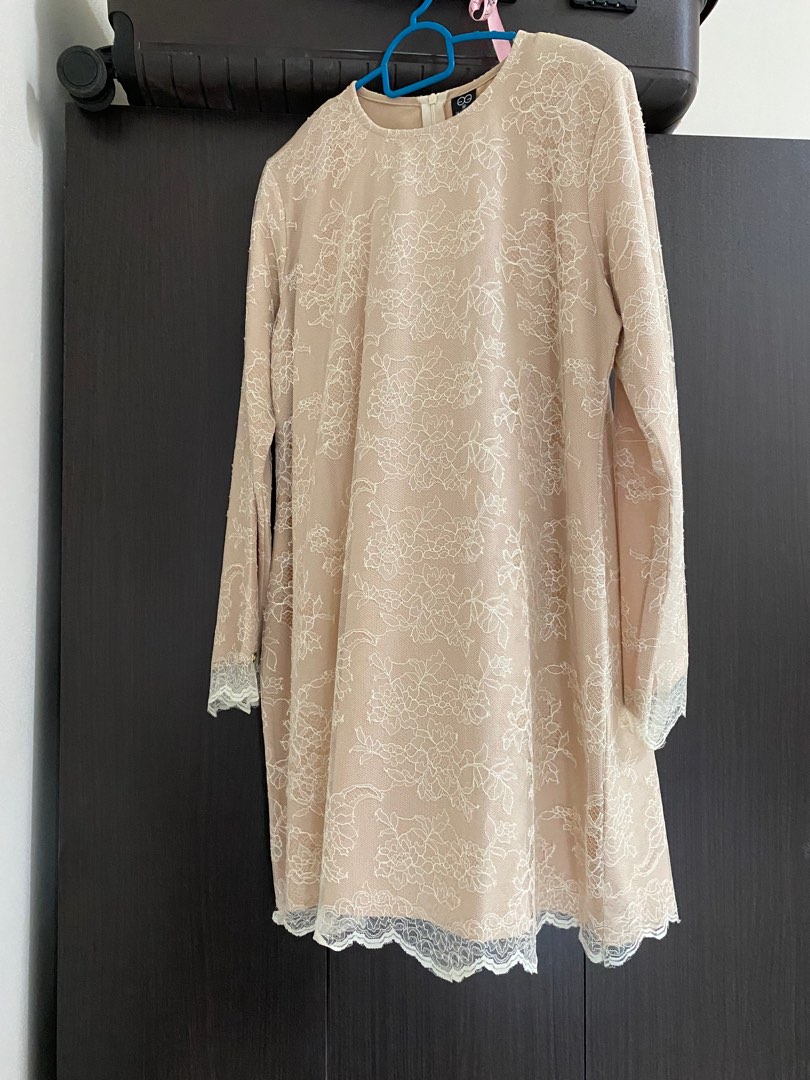 Baju Kurung Nude Women S Fashion Muslimah Fashion Baju Kurung Sets