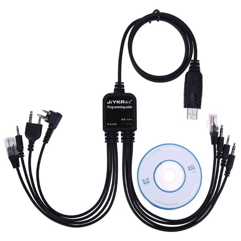 C60 Jiykr 8 In 1 Universal USB Amateur Ham Radio Programming Cable