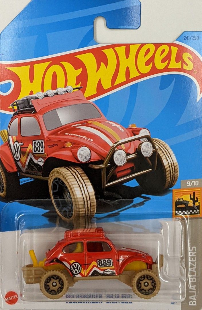 Hot Wheels RTH Treasure Hunt Tooligan 47 Chevy Fleetline Police Car VW Baja Bug Hobbies