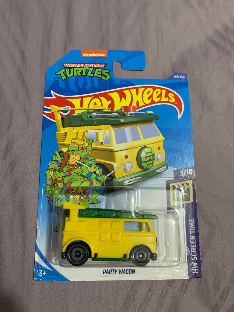 Hot Wheels Hw Screen Time Party Wagon Teenage Mutant Ninja Turtles Hotwheels Hobbies Toys