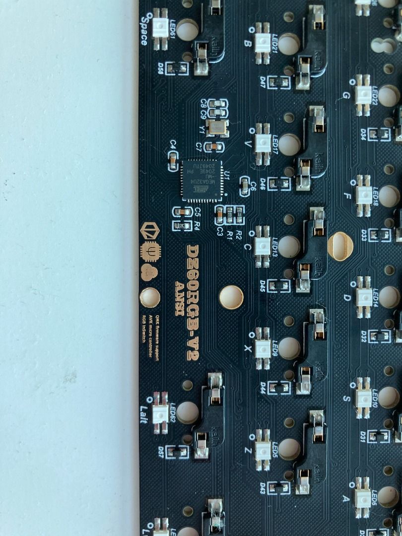 Dz Rgb Ansi V Hot Swap Mechanical Keyboard Pcb Computers Tech Parts Accessories