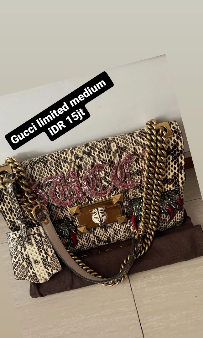 Gucci Limited Barang Mewah Tas Dompet Di Carousell