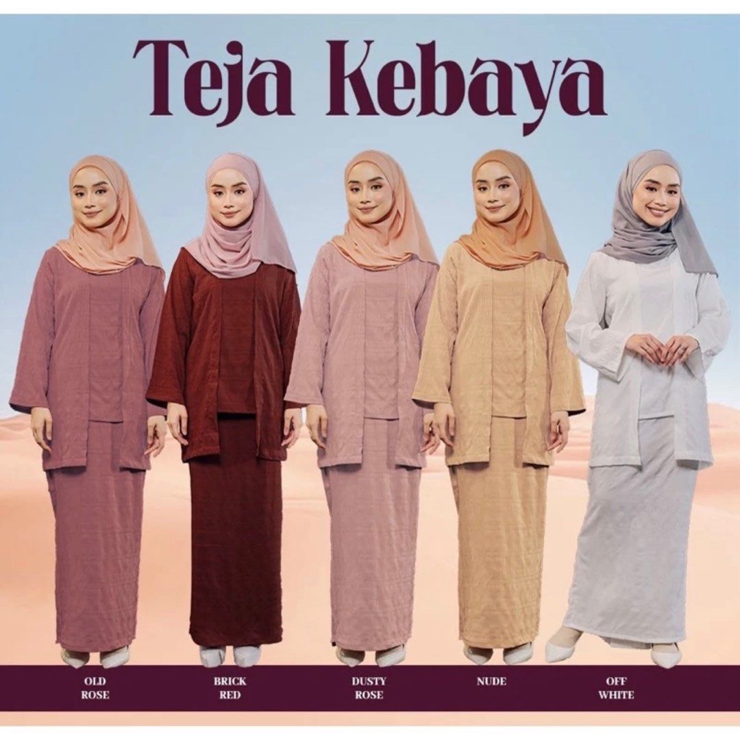 Haurabelle Teja Kebaya Nude Women S Fashion Muslimah Fashion Baju