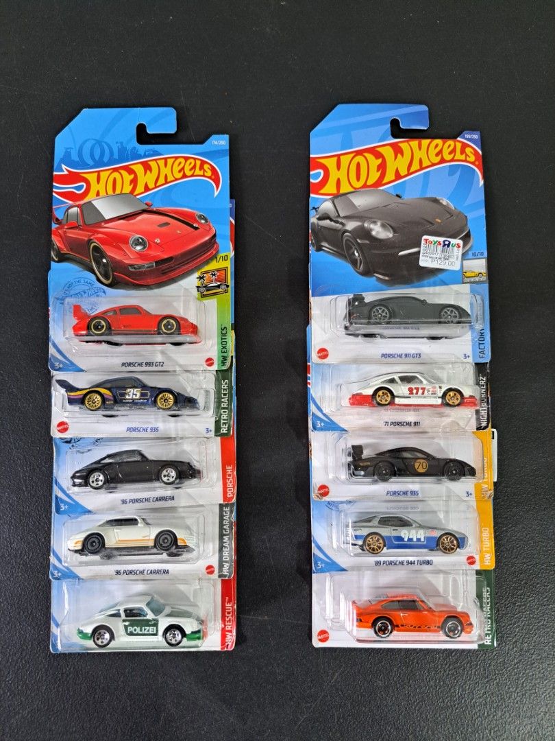 Hot Wheels Porsche Set Hobbies Toys Toys Games On Carousell