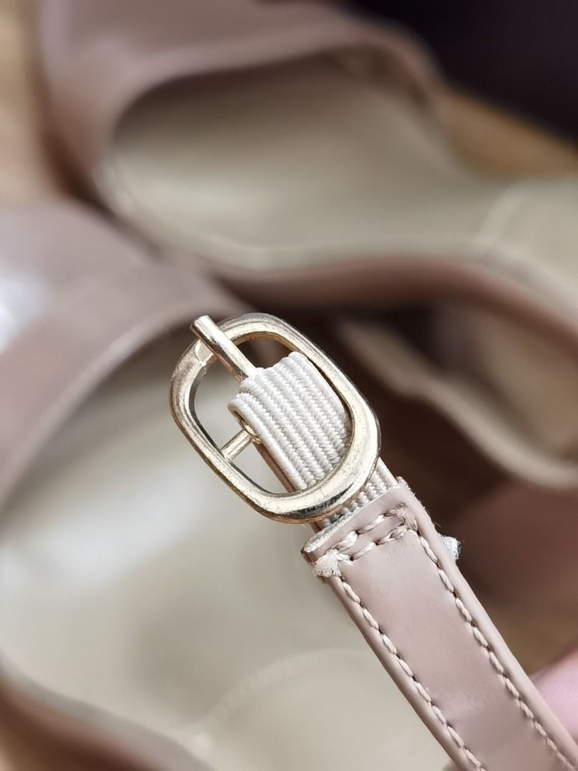 Parisian Carly Nude Block Heels Women S Fashion Footwear Heels On