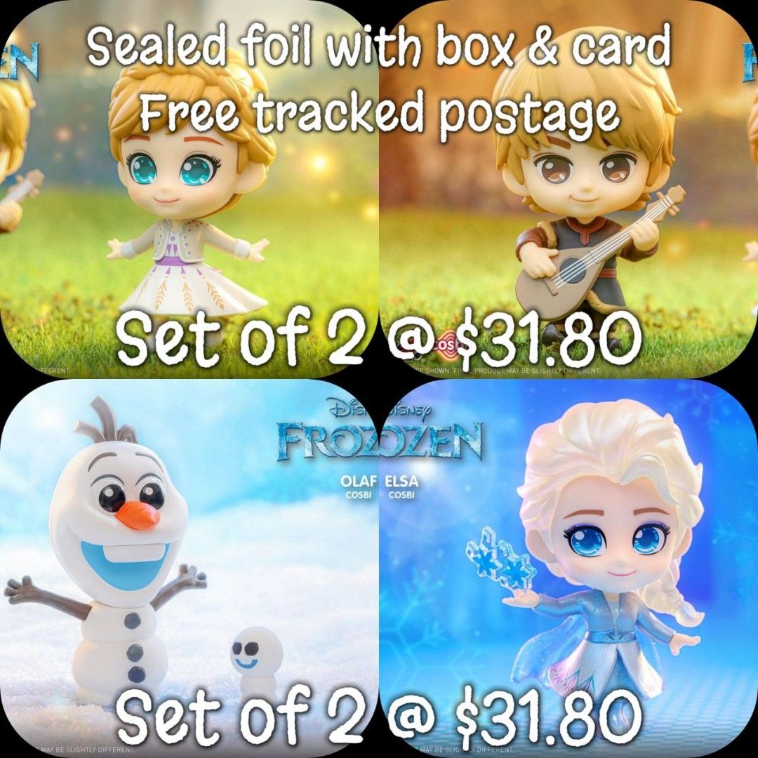 Wts Hot Toys Cosbi Disney Frozen Blind Box Series Hobbies Toys Toys Games On Carousell
