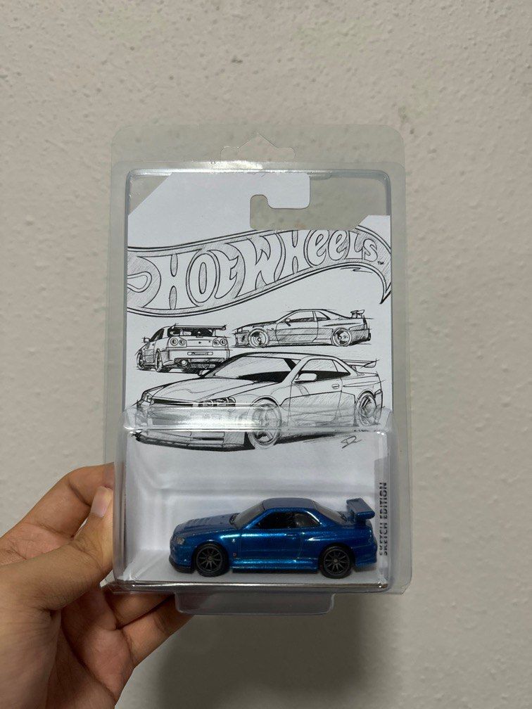 Hot Wheels CUSTOM Nissan GTR R34 Hobbies Toys Toys Games On Carousell