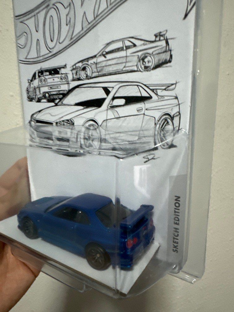 Hot Wheels CUSTOM Nissan GTR R34 Hobbies Toys Toys Games On Carousell