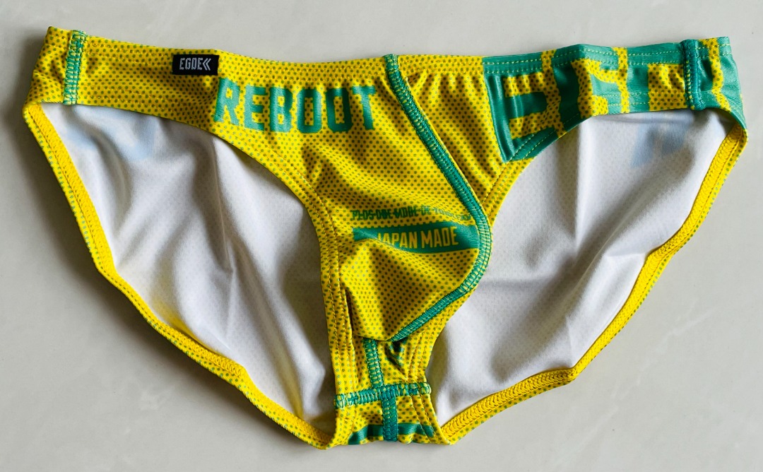 Egde Reboot Dots Bikini Underwear Yellow M Size Men S Fashion Bottoms New Underwear On