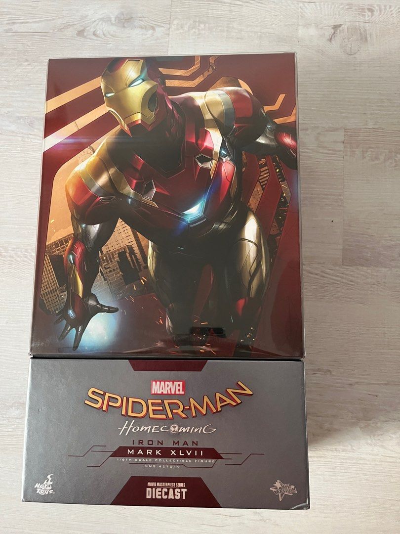 Hot Toys Mms D Spider Man Homecoming Iron Man Mark Xlvii Hobbies Toys Toys Games