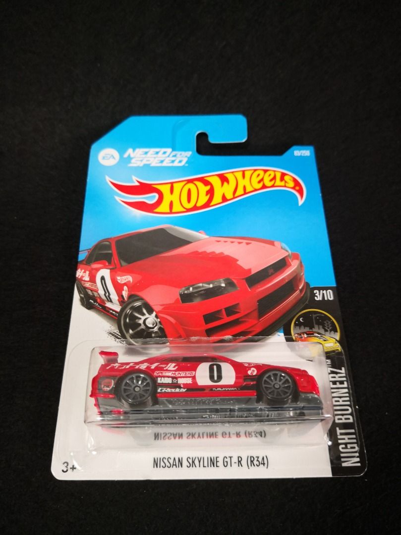 Hot Wheels Nissan Skyline Gt R R Red Need For Speed Yokohama Hobbies Toys Toys Games On