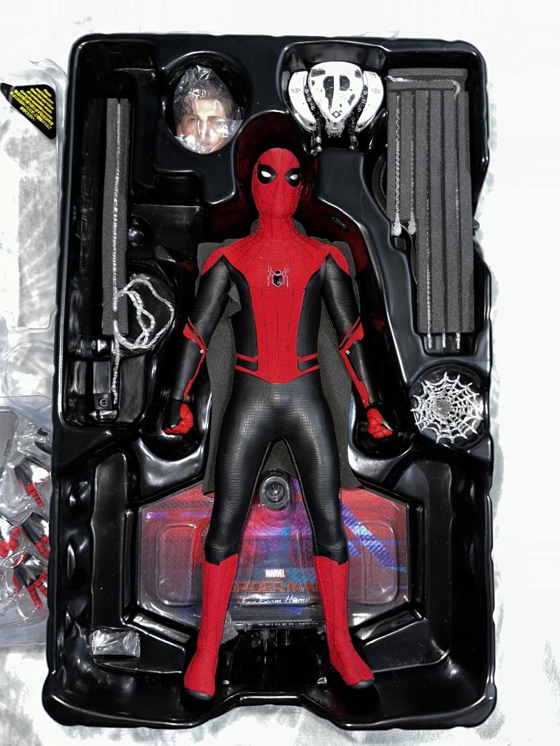 Hot Toys Spider Man Upgraded Suit Hobbies Toys Toys Games On Carousell