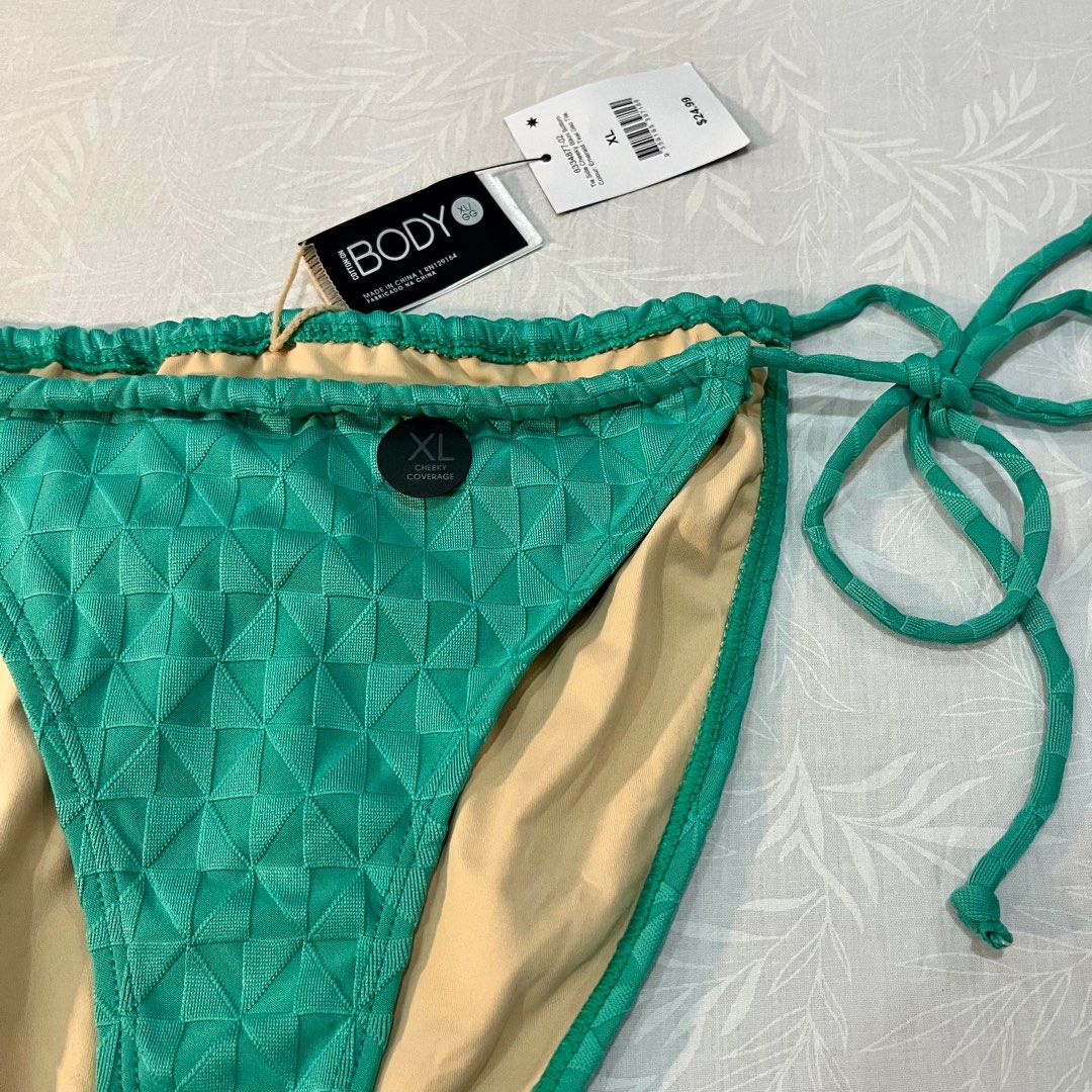 Cotton On Emerald Green Cheeky Bikini Tie Side Women S Fashion