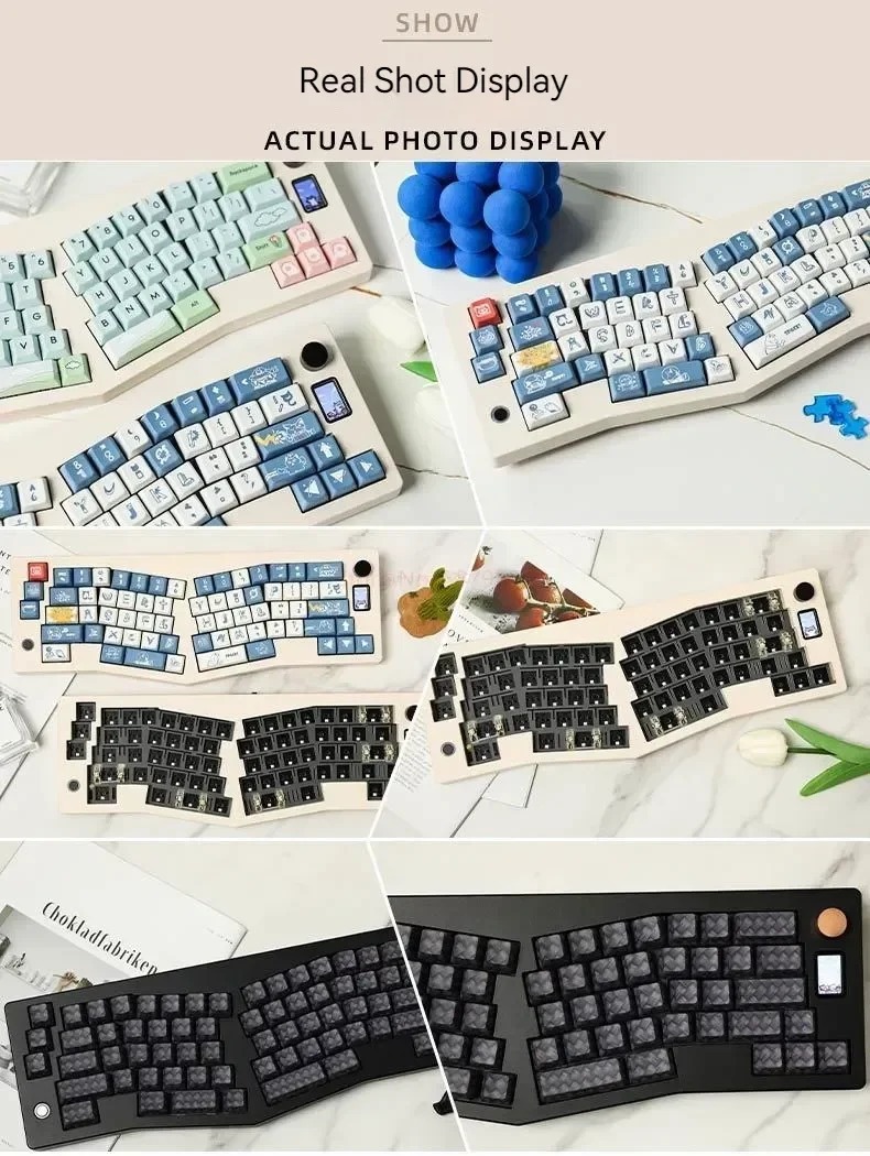 Cidoo Abm Alice Wireless Keyboard Kit Gasket Structure Rgb Support Qmk Via Hot Swap Akko