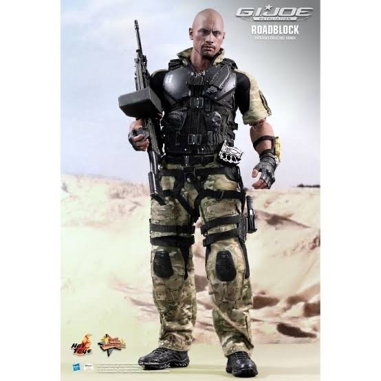Gi Joe Roadblock Hot Toys Dwayne Johnson Toys Collectibles Mainan Di Carousell