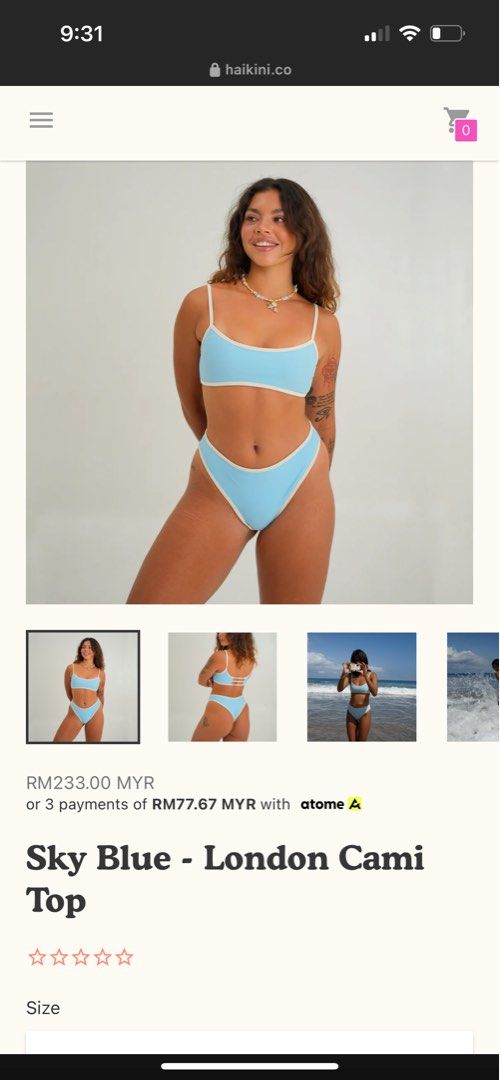 Haikini Bikini Top Women S Fashion Swimwear Bikinis Swimsuits On