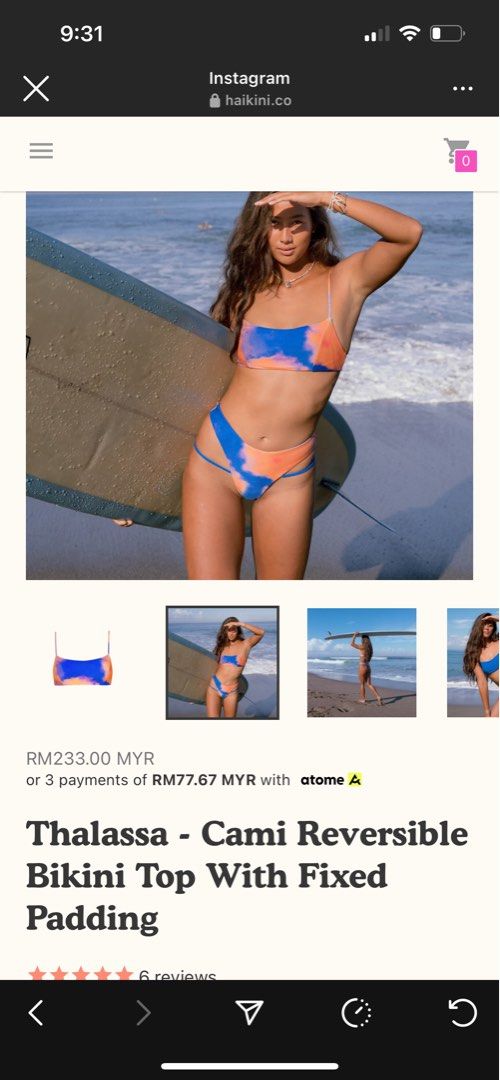 Haikini Bikini Top Women S Fashion Swimwear Bikinis Swimsuits On