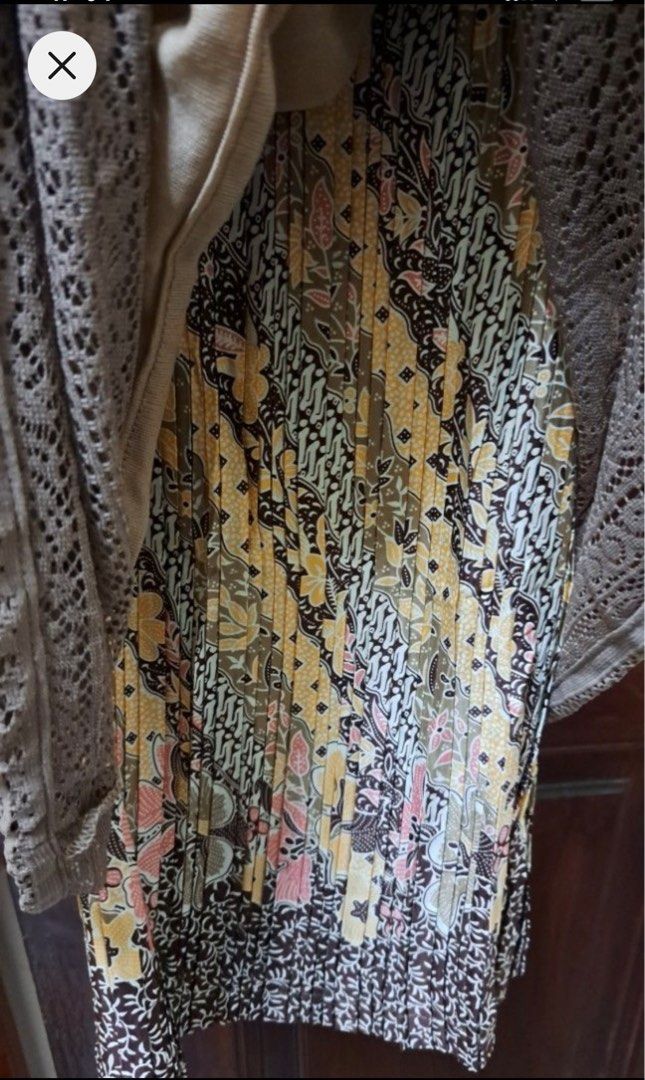 Baju Kurung Brukat Malika Nude Colour Women S Fashion Muslimah