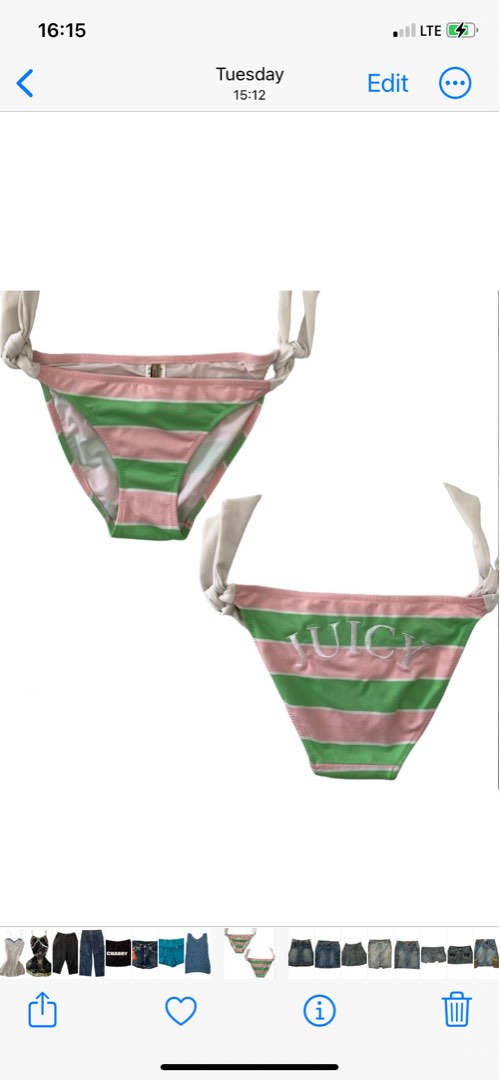 Juicy Couture Bikini Women S Fashion Swimwear Bikinis Swimsuits On