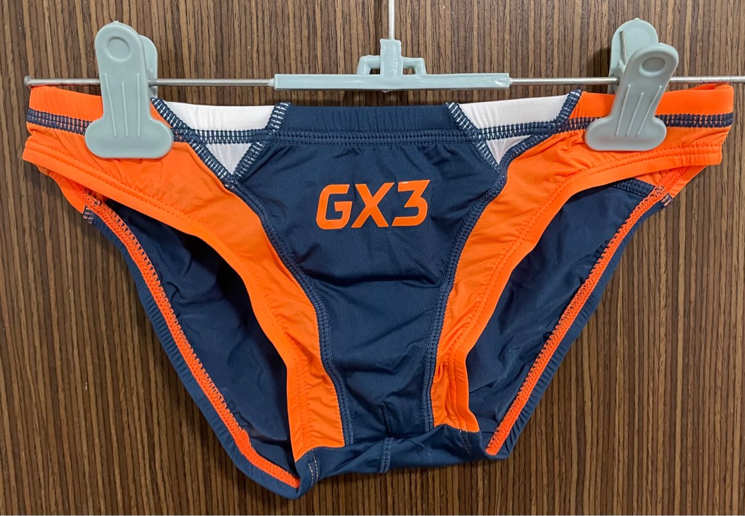 GX3 Splash Sheer Bikini Underwear Orange X Navy Men S Fashion