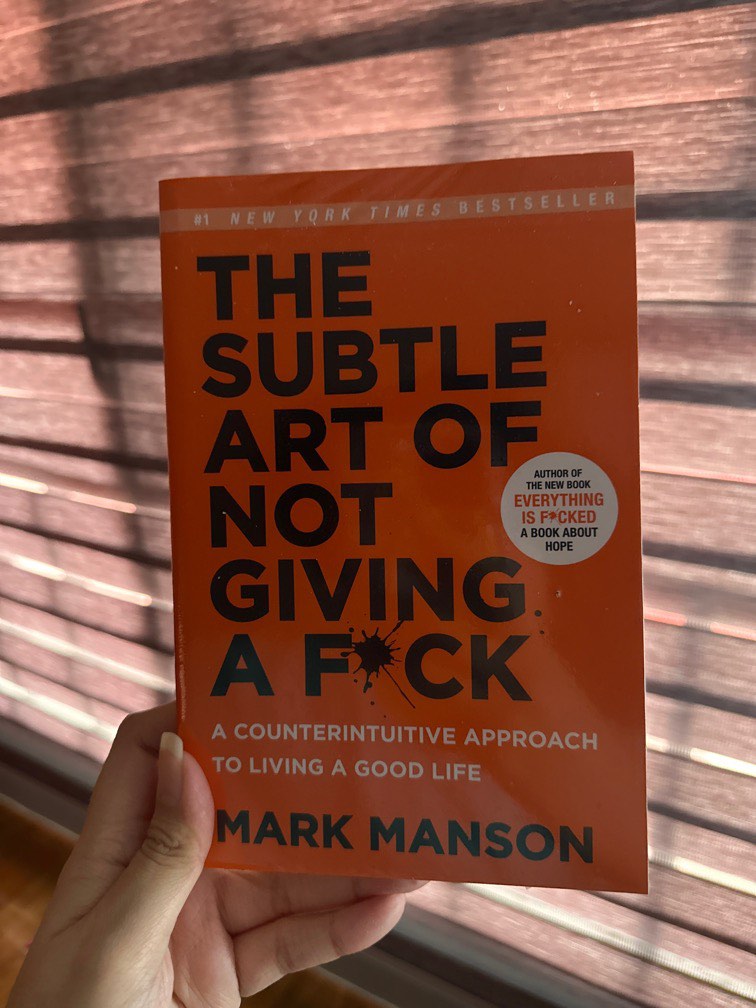 The Subtle Art Of Not Giving A Fuck By Mark Manson Hobbies Toys Books Magazines Fiction