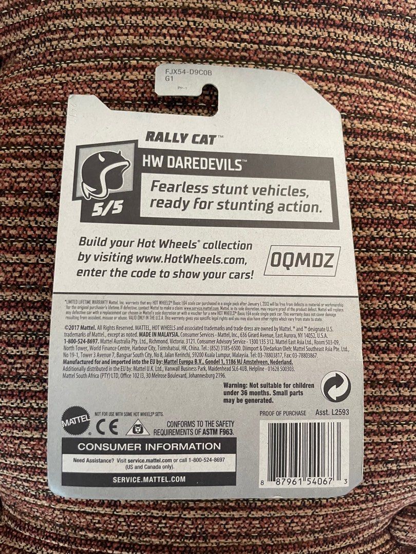 Hot Wheels HW Daredevils Rally Cat Hobbies Toys Toys Games On Carousell