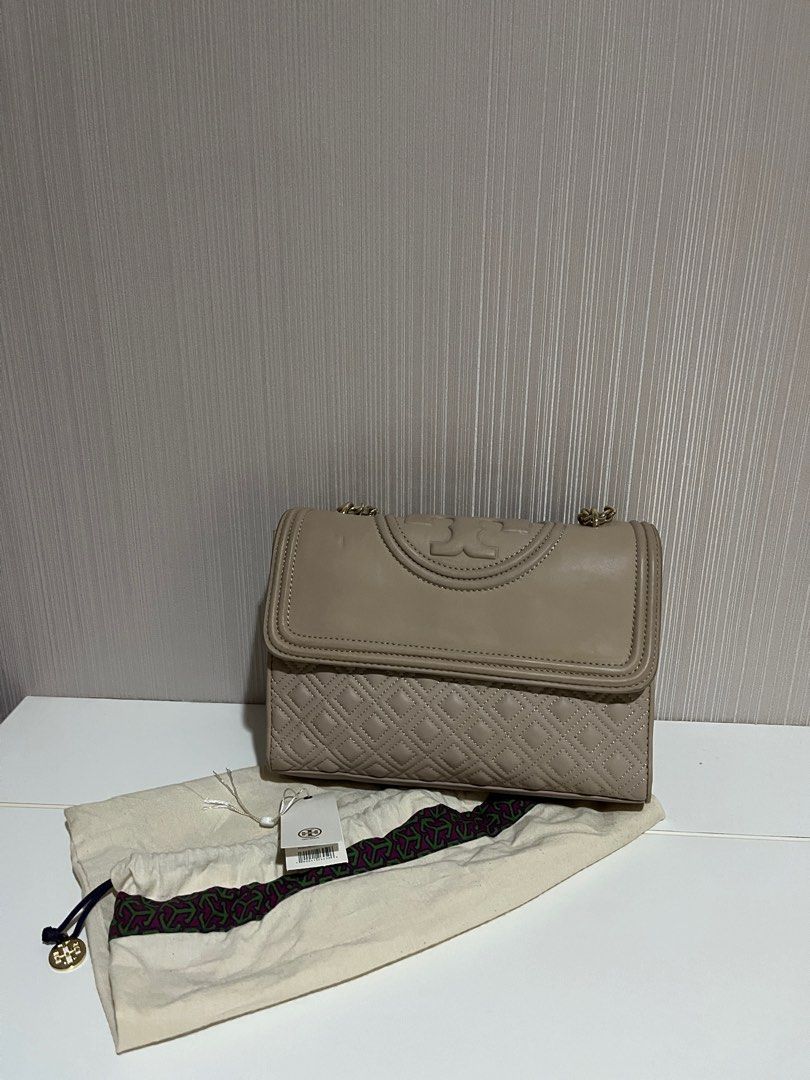 Furla Fleming Nude Bag Fesyen Wanita Tas Dompet Di Carousell