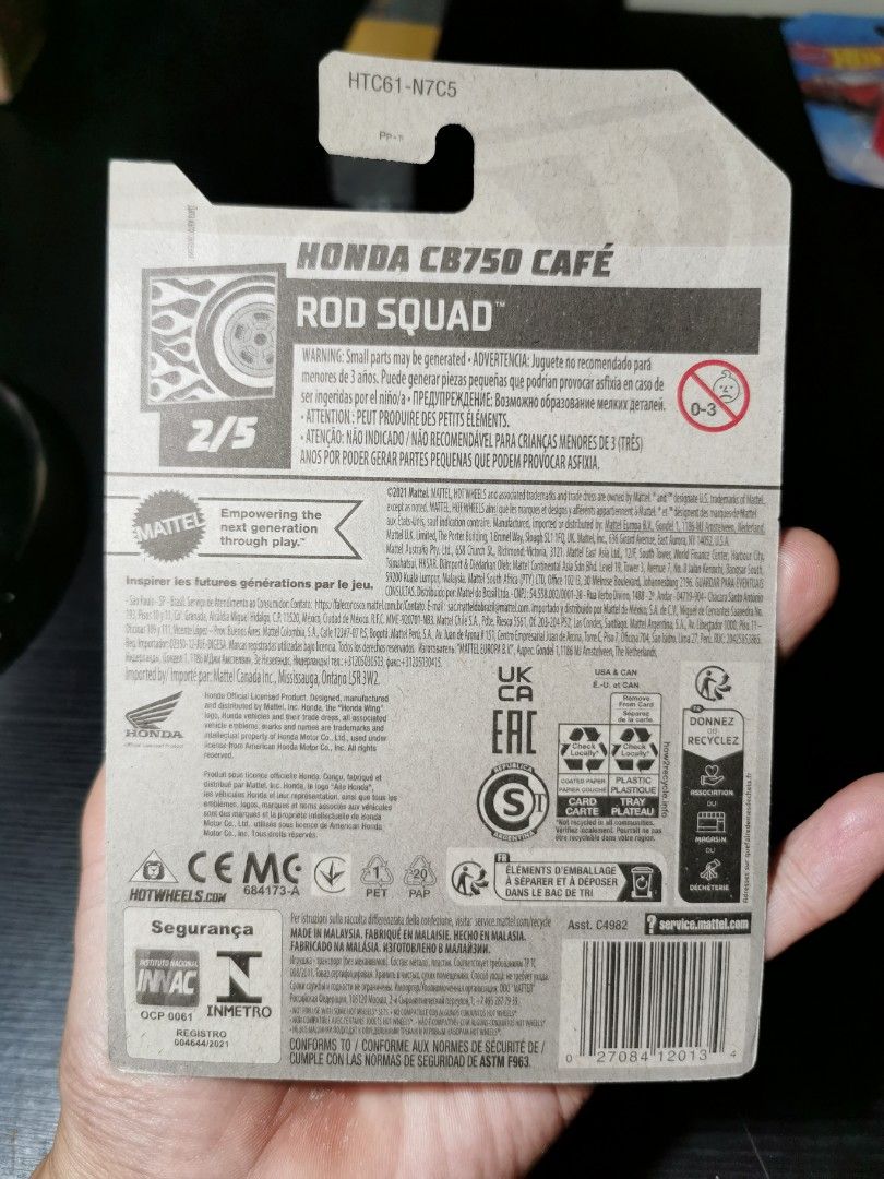 Hot Wheels Honda Cb Cafe Rod Squad Hobbies Toys Toys Games On Carousell