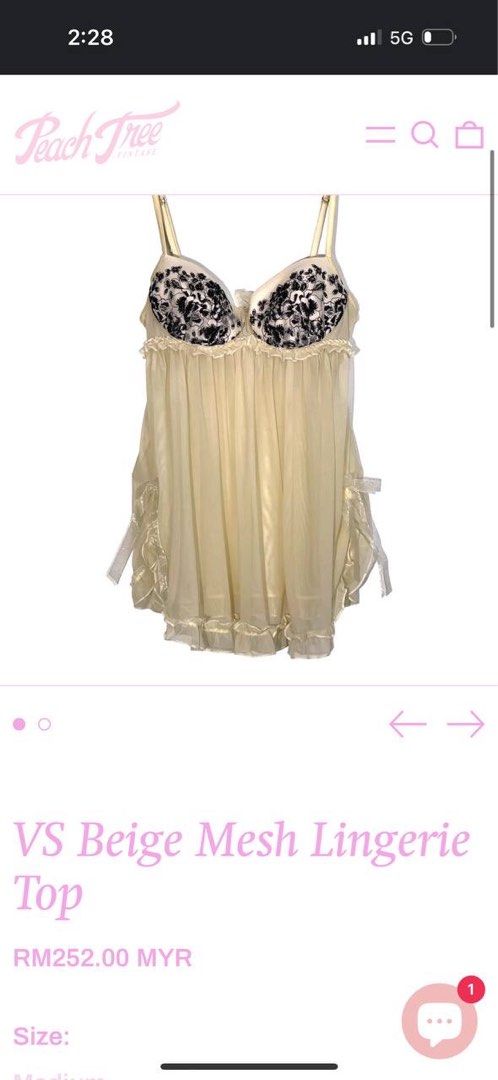 Victorias Secret Lingerie Baby Doll Women S Fashion New