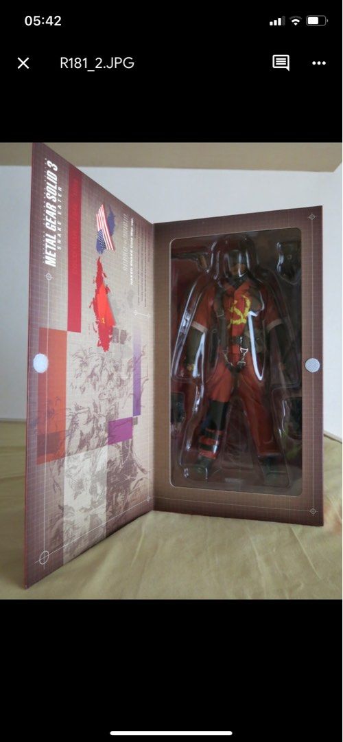 Medicom Rah Real Action Heroes Metal Gear Solid Naked Snake Cold War Version