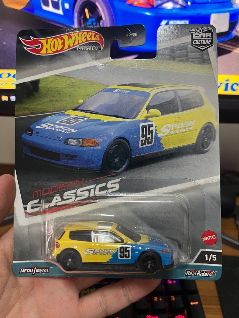Hot Wheels Premium Modern Classics Honda Civic EG And Toyota Altezza Hobbies Toys Toys
