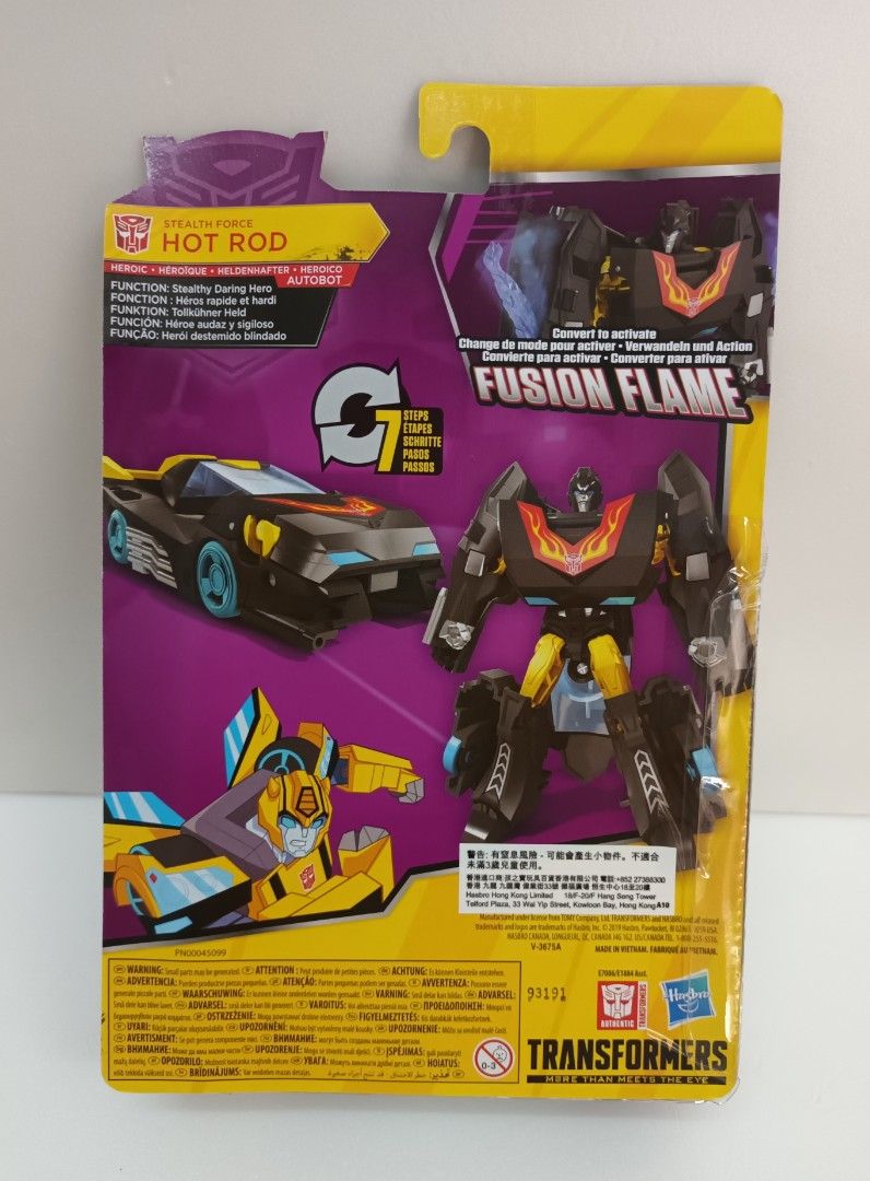Transformers Cyberverse Battle Bumblebee Megatron Sound Wave Hot Rod Action