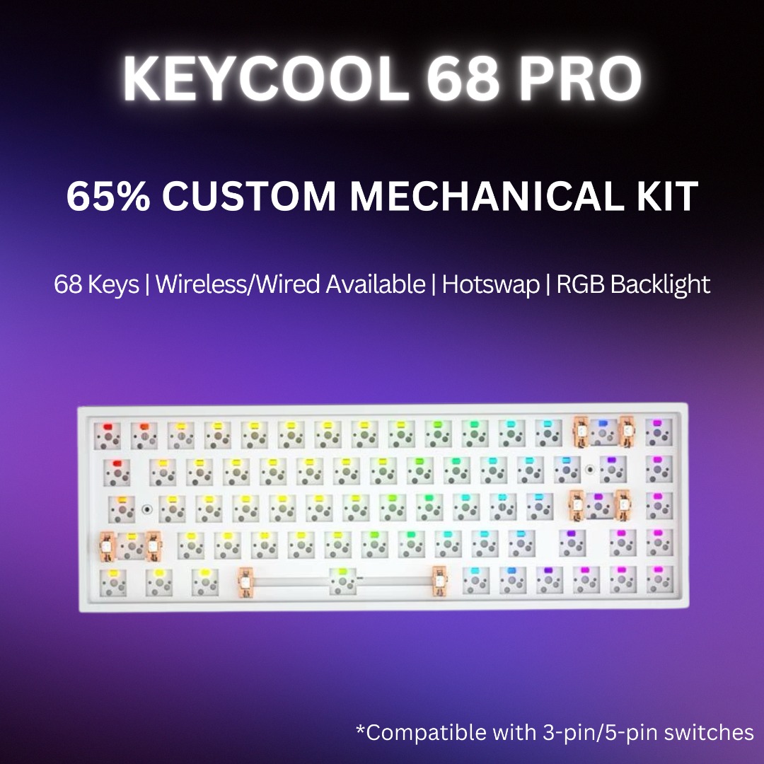 Custom Keycool Pro Hot Swappable Pin Mechanical Keyboard Kit Computers Tech Parts