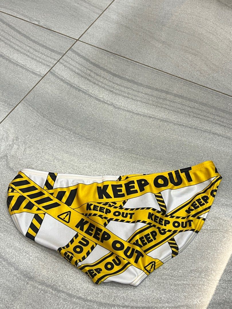 Egde Keep Out Super Low Rise Bikini Men S Fashion Bottoms New Underwear On Carousell