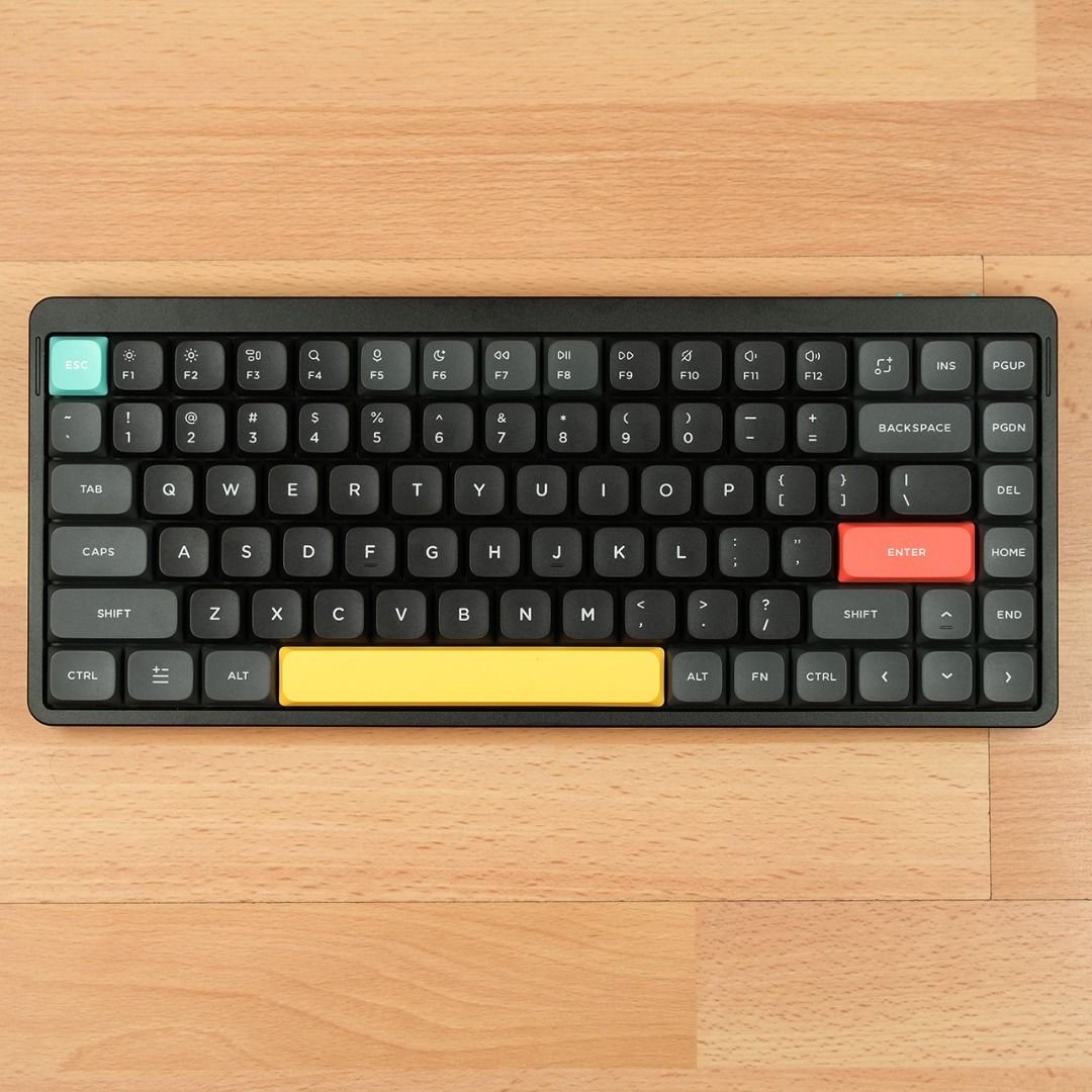 NuPhy Air V Low Profile Mechanical Keyboard Wisteria Hot Swappable RGB USB C Bluetooth