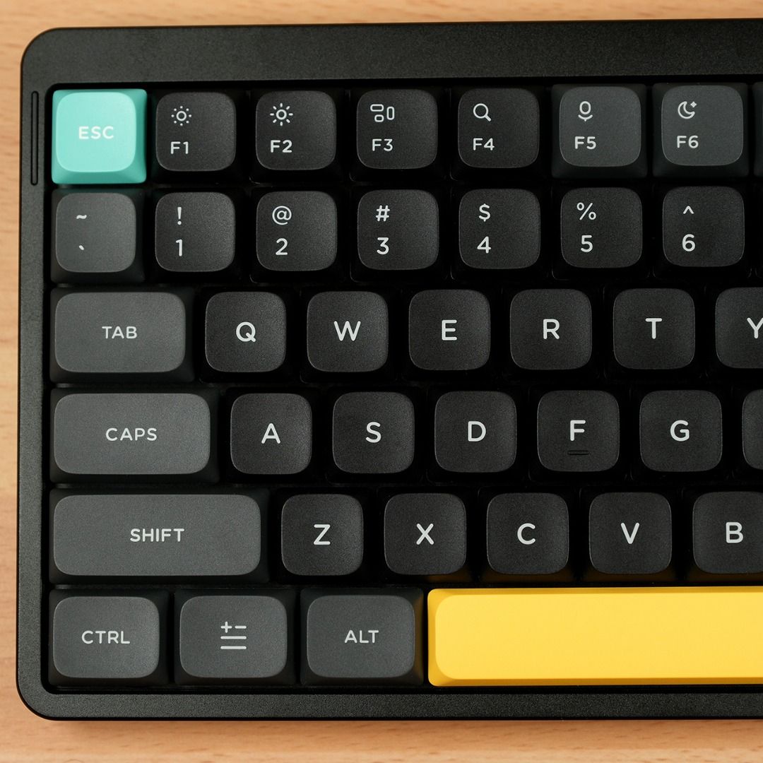 Nuphy Air V Low Profile Mechanical Keyboard Wisteria Hot Swappable Rgb Usb C Bluetooth