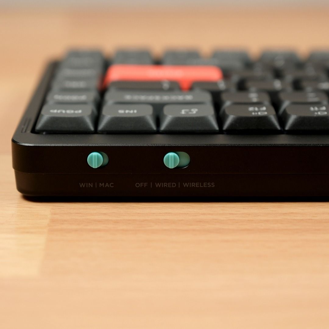 Nuphy Air V Low Profile Mechanical Keyboard Wisteria Hot Swappable Rgb Usb C Bluetooth