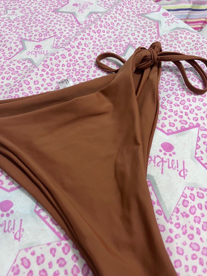 High Waist String Bikini Women S Fashion Swimwear Bikinis Swimsuits On Carousell