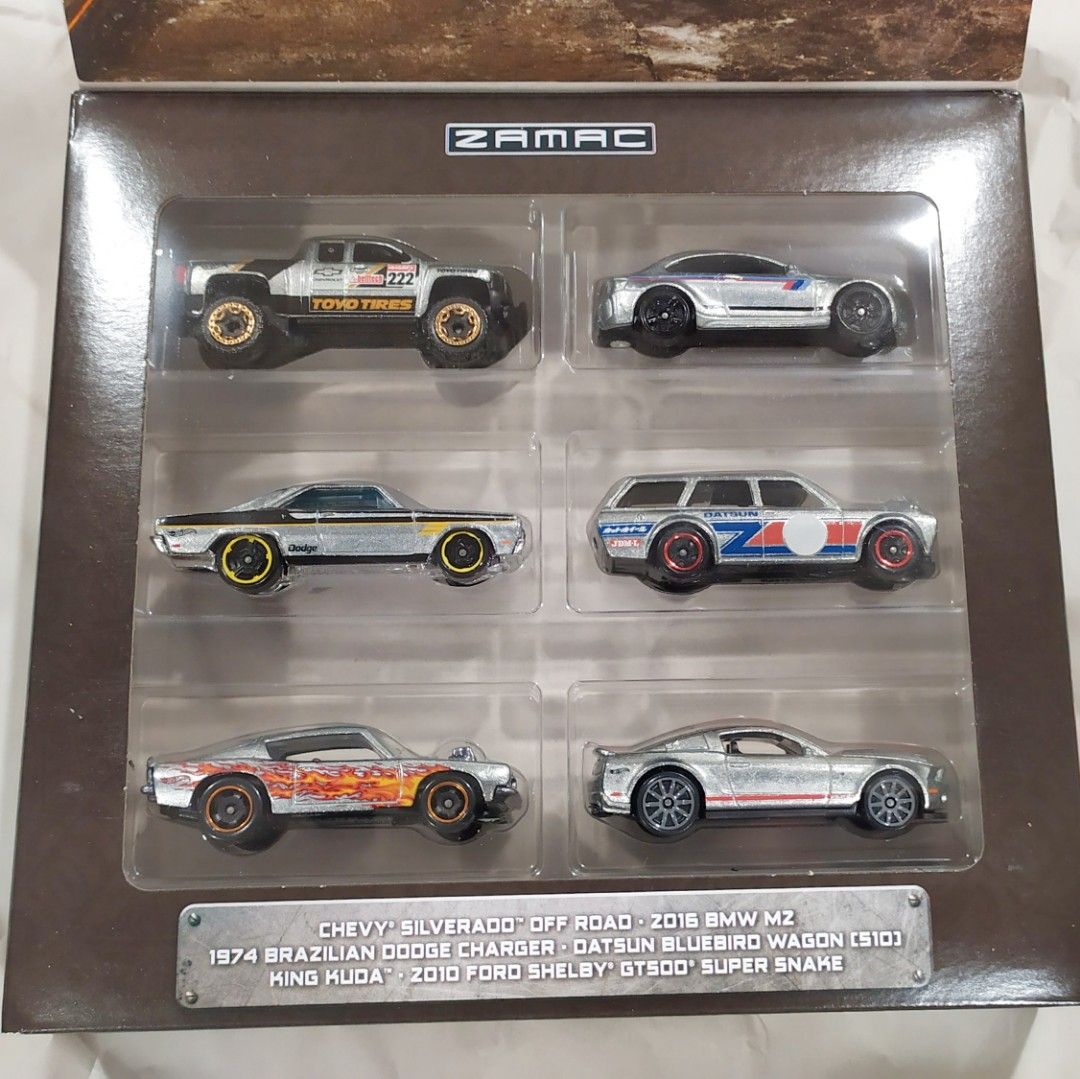 HOT WHEELS ZAMAC PREMIUM BOXSET SILVERADO BMW DODGE DATSUN CUDA FORD SHELBY Hobbies Toys