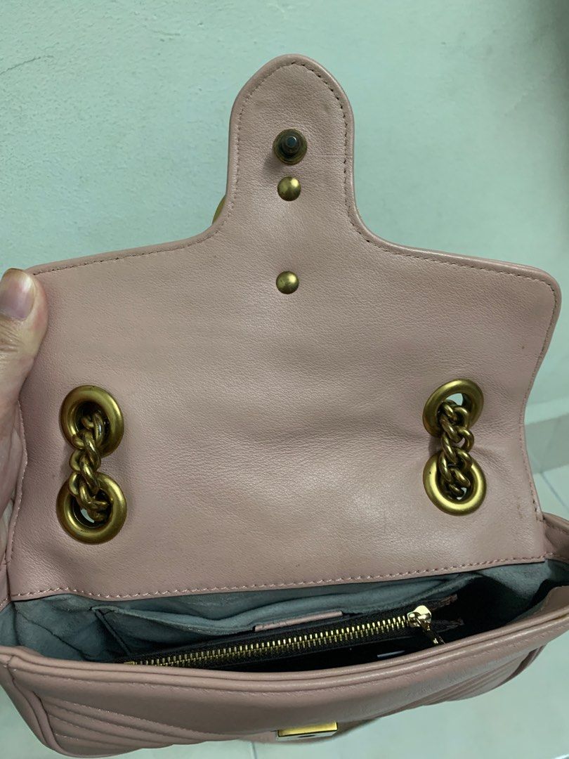 Gucci Marmont Nude Pink Women S Fashion Bags Wallets Cross Body