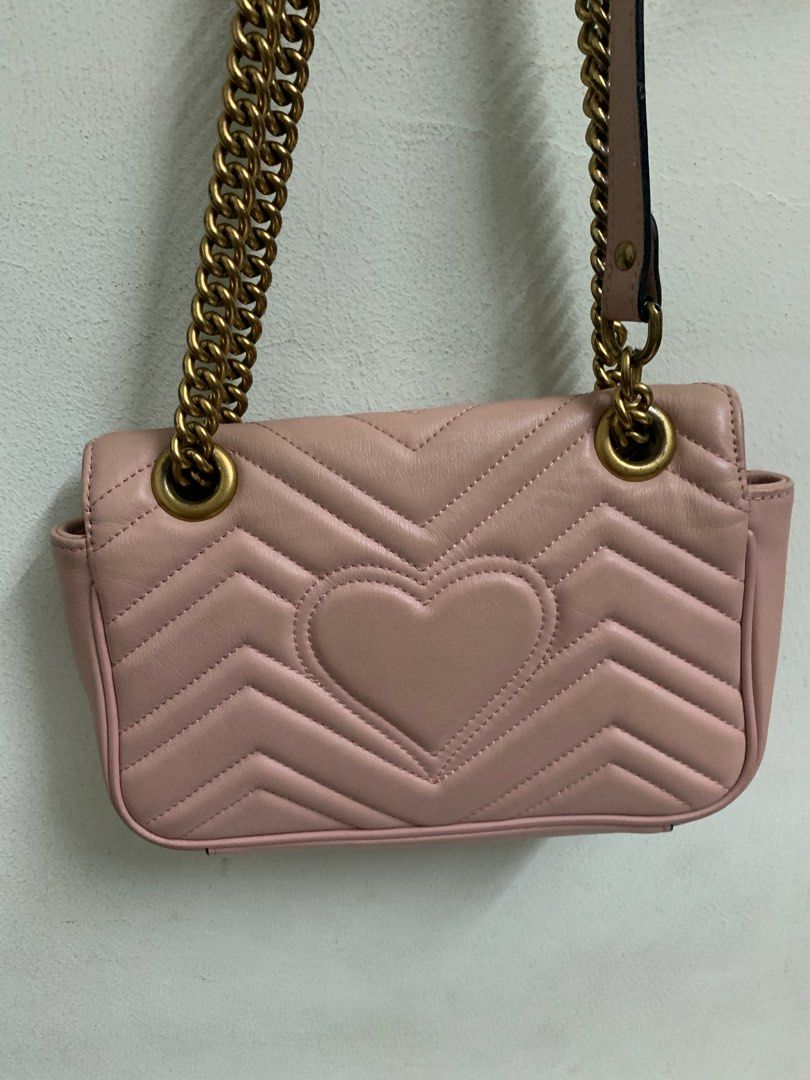 Gucci Marmont Nude Pink Women S Fashion Bags Wallets Cross Body