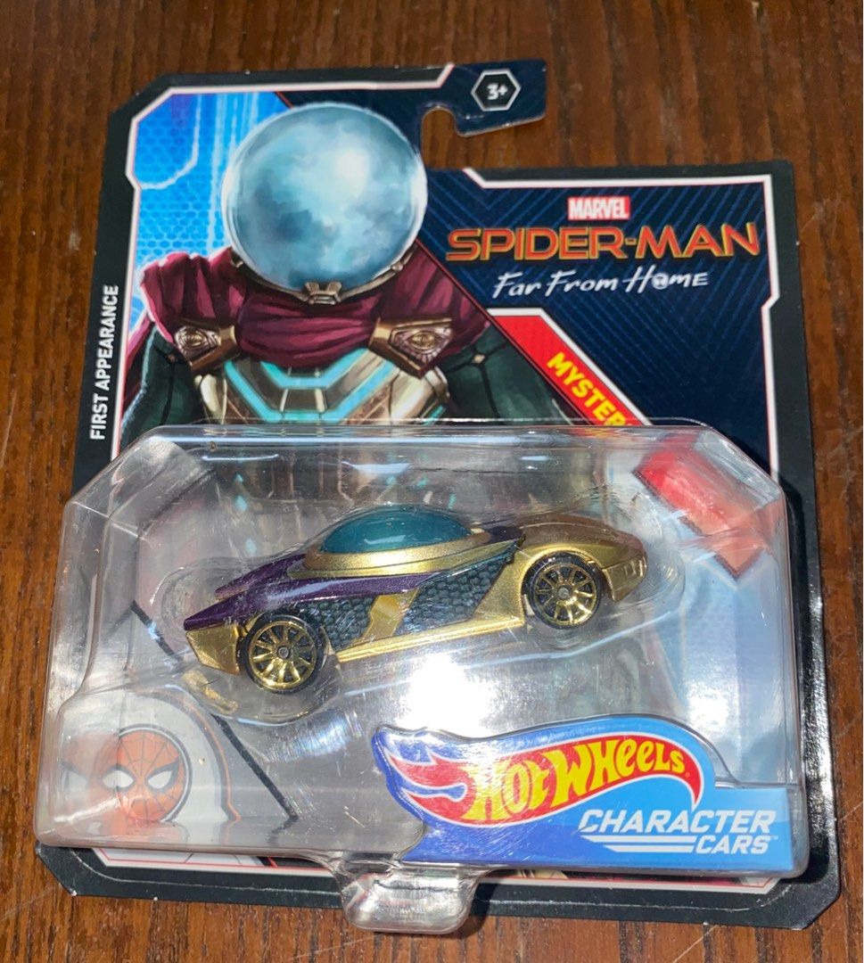 Hot Wheels Spider Man 2099 Stealth Suit Spider Man Miles Morales Mysterio Spider Machine GP7