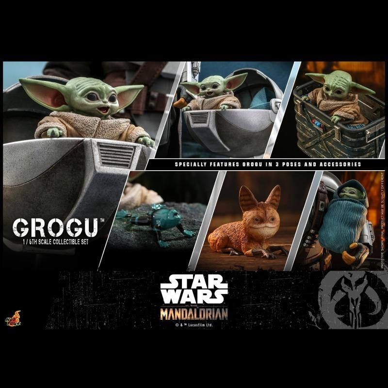 全新現貨 Hottoys Hot Toys StarWars Star Wars The Mandalorian Grogu Set TMS 興趣及遊戲 玩具 遊戲類