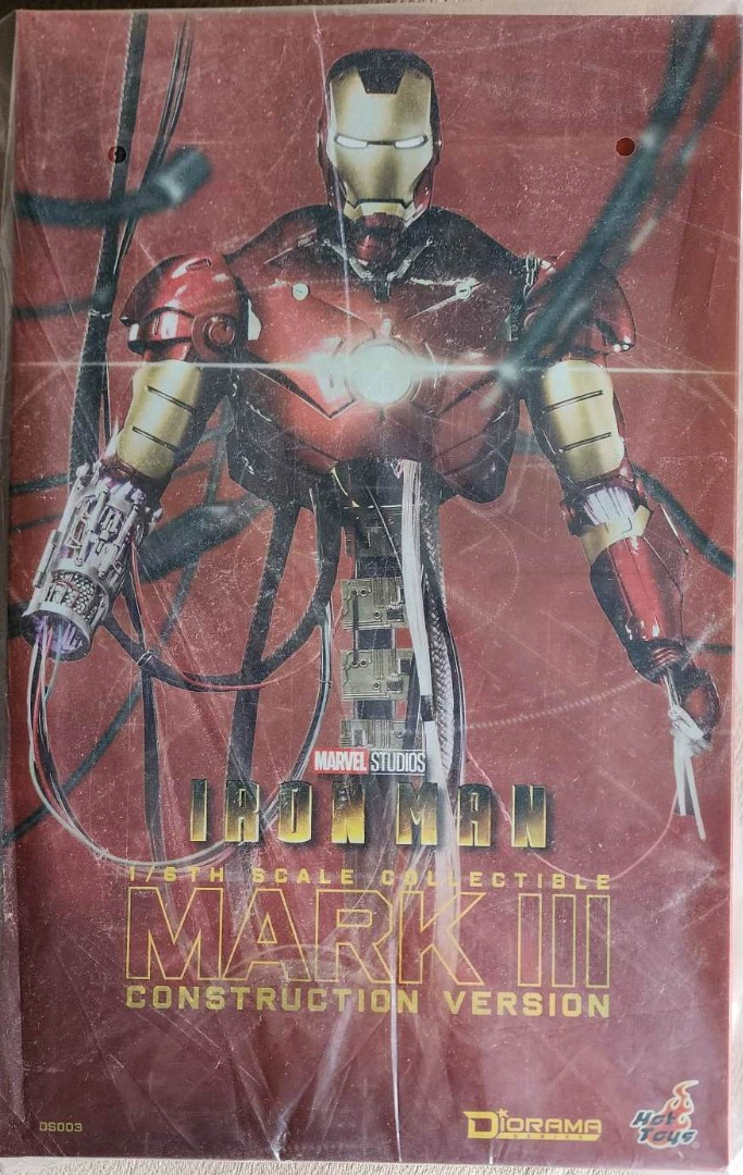 Hot Toys Iron Man Construction Version DS003 Mark 3 Hobbies Toys Toys Games On Carousell