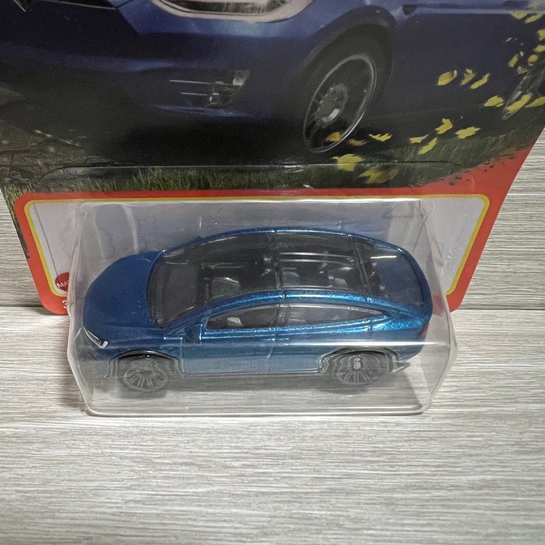 美版 MATTEL MATCHBOX TESLA MODEL X blue 火柴盒 1 64 1 64 Hot Wheels Hotwheels Tomica TARMAC INNO64
