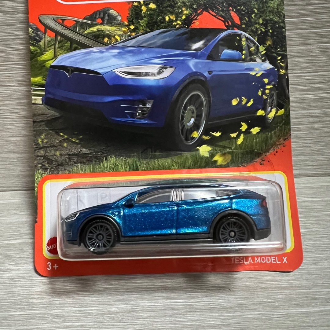 美版 MATTEL MATCHBOX TESLA MODEL X blue 火柴盒 1 64 1 64 Hot Wheels Hotwheels Tomica TARMAC INNO64