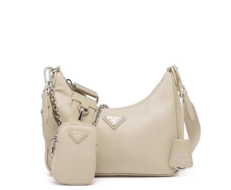 Prada Nylon Nude Not Dior Barang Mewah Tas Dompet Di Carousell