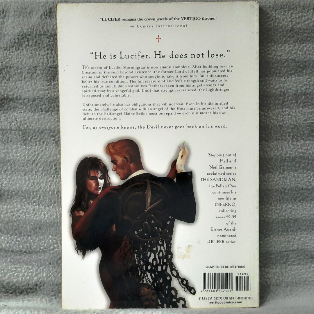 Lucifer TPB 5 1st Print DC Vertigo Comics HTF MATURE READERS Mike